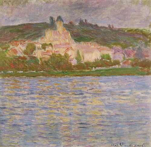 Cuadro en lienzo Vétheuil de Claude Monet 60x90cm para decoración de paredes