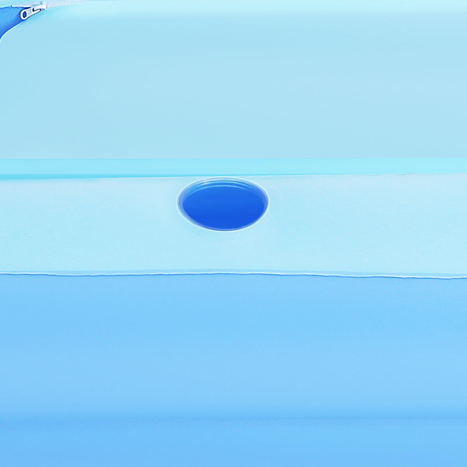 Vasca da bagno in pvc gonfiabile, lunga 160 cm, pieghevole, blu e portatile, con schienale e cuscino, per interni ed esterni, per la casa e il bagno di ghiaccio