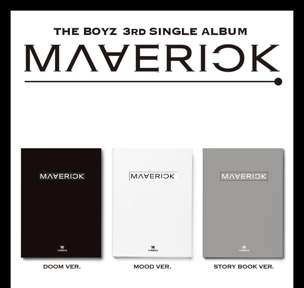 The Boyz - Maverick [Full Set ver.] (3rd Single Album) 3Albums+CultureKorean Gift(Decorative Stickers,Photocards)