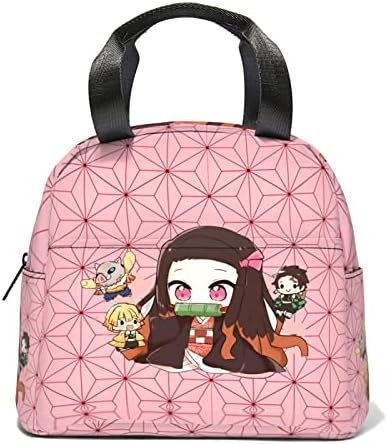 FGBXC Anime Insulated Lunch Bag Reusable Portable Lunch Box Snack Tote Bags For Adults Women Men Picnic Gifts Travel
