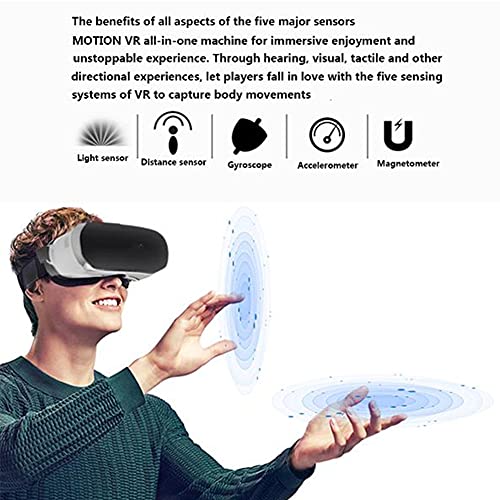 Janxle All-In-One Virtual Reality Headsets Wireless Vr Headset Pc 16G 3D Vr Headset Glasses For Ps 4 Xbox 360/One 2K Hdmi Nibiru Android 5.1 Screen 25601440 (White) #TOP1