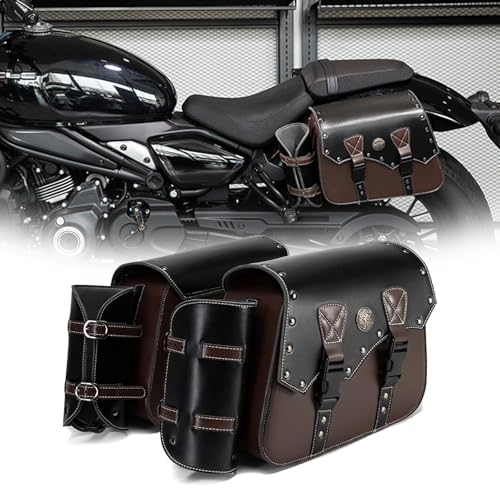 �ɓK�p �z���_ �_�b�N�X125 DAX125/ST125 �o�C�N �T�C�h�o�b�O �h�� �ϖ��� �c�[�����O�o�b�O �o ���t���ȒP �o�b�O �V�[�g�o�b�O ���p �c�[�����O �L�����v �A�E�g�h�A �Ή�