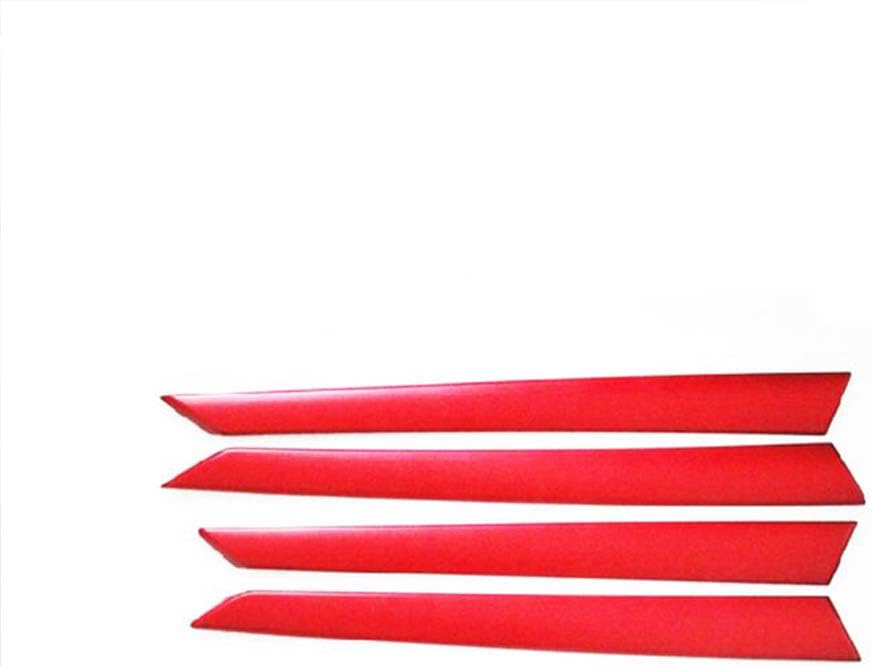 XITER 4pcs ABS Engineering Plastic Car Interior Automobile Door Panel Stripe Cover Molding Trim Accessories For Honda accord 10th 2018 2019 2020 2021 2022(RED)