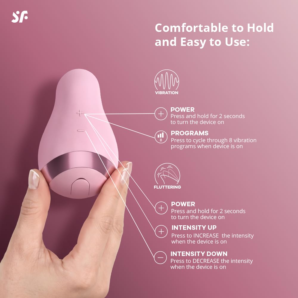 Satisfyer Tongue Player Vibromasseur | Sex toys | Étanche (IPX7)