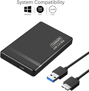 Amazon.com: Tianken 1TB 2.5'' Ultra Slim Portable External Hard