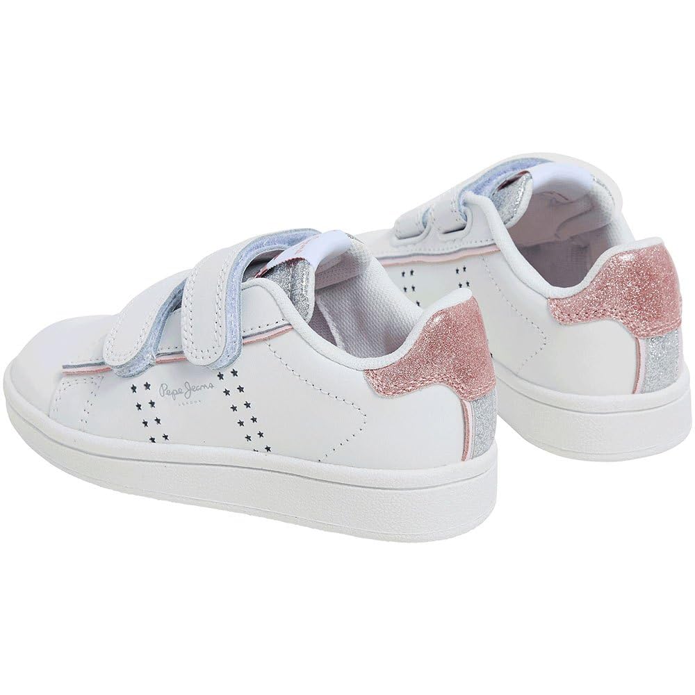 Pepe Jeans Chaussures en Cuir Blanc Player Night GK