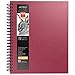 Produktbild Arteza Skizzenbuch mit Spiralbindung, 22.9x30.5 cm, Skizzenblock in Rosa, 200 Seiten, 68 lb/100 GSM, Hardcover-Sketchbook, für Bleistifte, Kohle, Kugelschreiber, Wachsmalstifte &andere trockene Medien