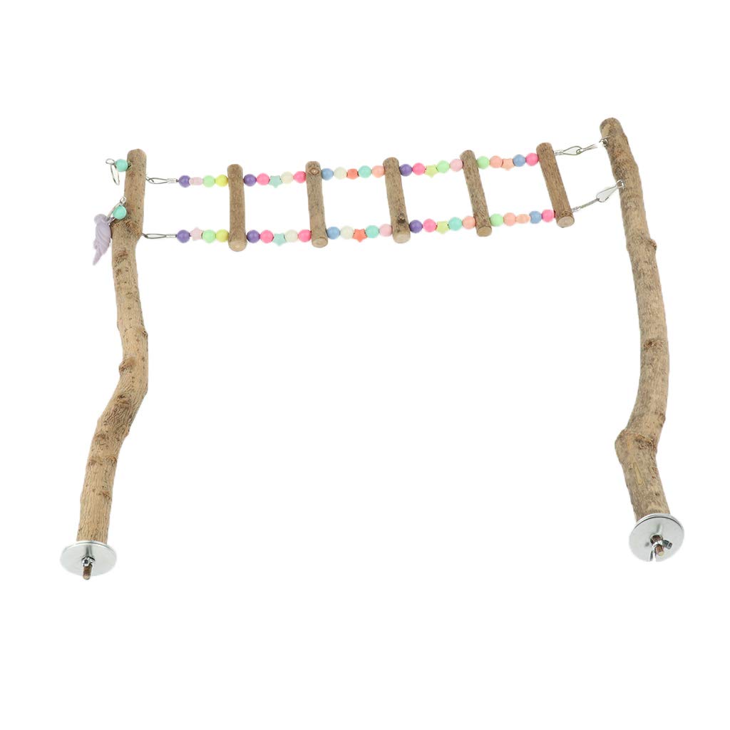 1 Pc Natural Wood Large Medium Parrot Climbing Ladder Standing Perch Toy Set|Pet Supplies | Bird Supplies | Toys-image-43