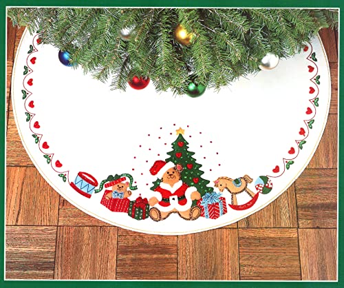 Bucilla "Teddy Bears" Felt Applique Tree Skirt Kit 32520