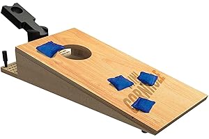 Buffalo Games Tabletop Mini Cornhole: Desktop Cornhole Duel for Competitive 2-Player Fun!