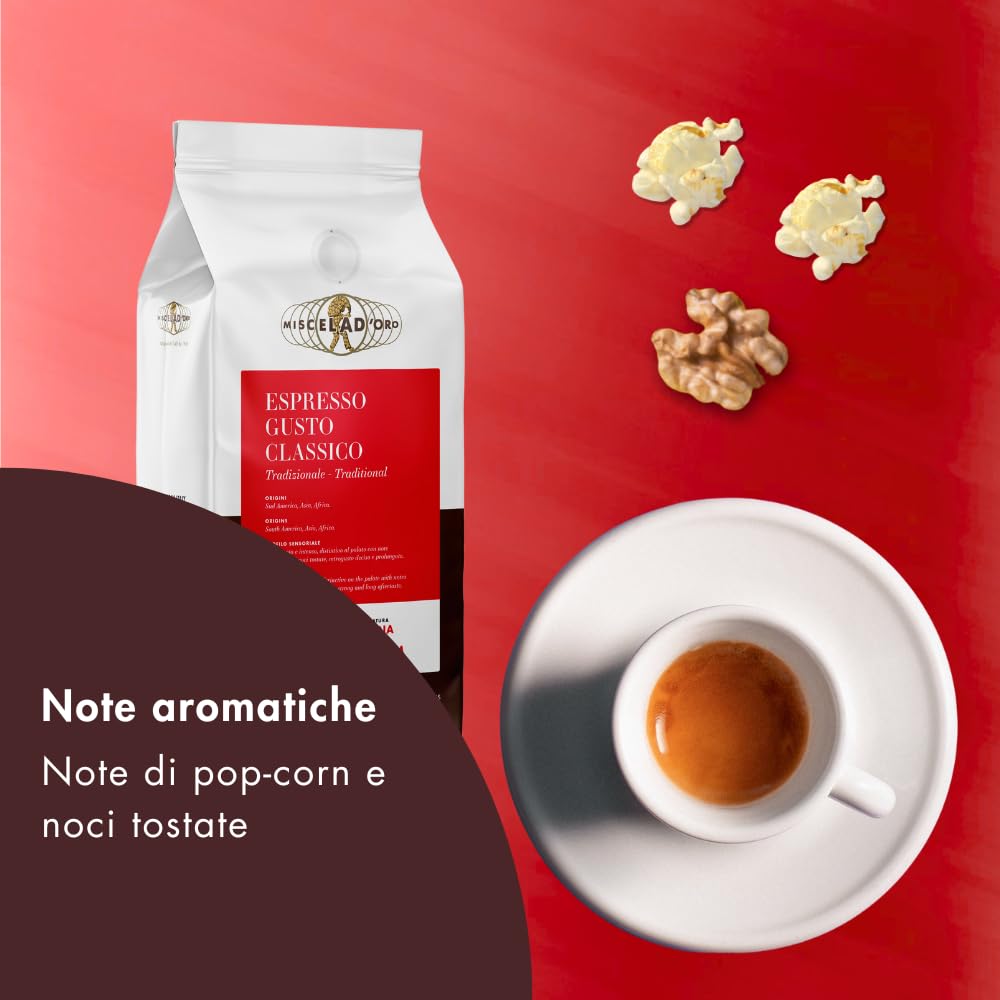 Miscela d'Oro Ekspresowe ziarna Gusto Classico - opakowanie 500g