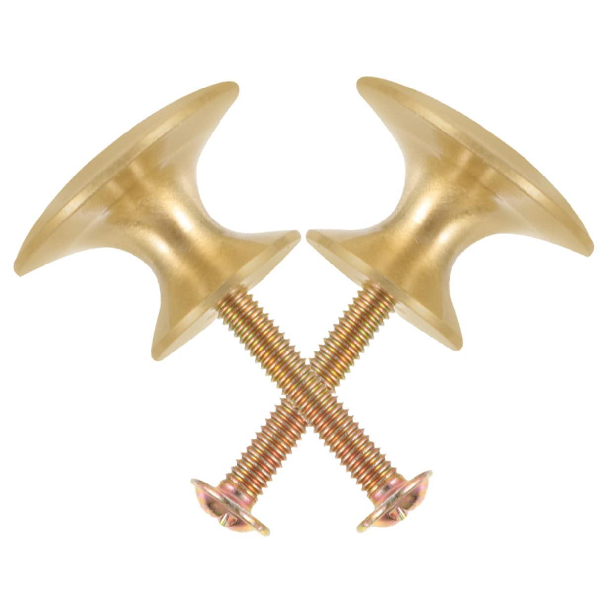 Hemobllo 5 Set Pomelli Circolari Per Mobili in Rame Pomelli Per Porte Di Armadietti Maniglie Lisce Vintage Da Usare 2 Pezzi*5
