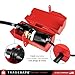 TRADESAFE Plug Lock for Lockout Tagout - 220 Volt Power Cord Lockout, Large Electrical Plug Lock, Industrial Grade Electrical Plug Lockout Device, OSHA Compliant Red