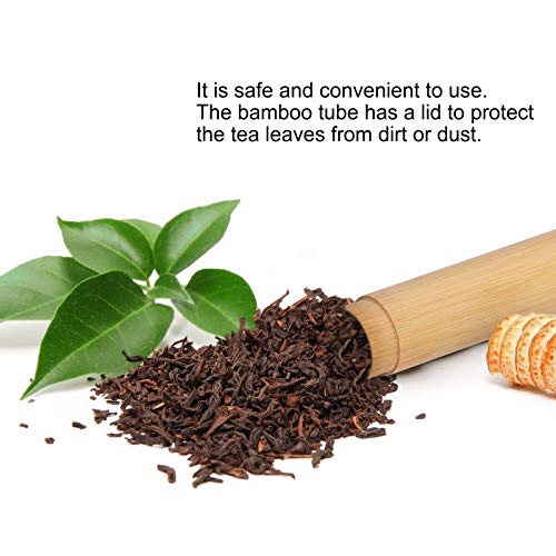 Tea Canister, Bamboo Tea Jar Portable Round Shape Handmades Tea Box Tube Jar Tea Storage Container Storage For Tea Coffee Beans Nuts #TOP6