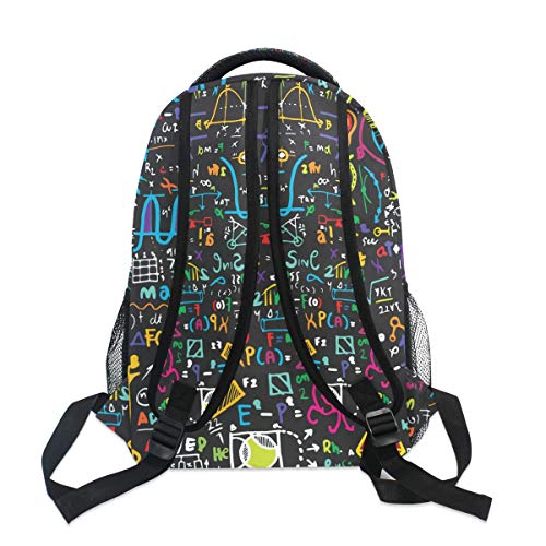 Alaza Colorful Math Science Geometric Large Backpack Personalized Laptop Ipad Tablet Travel School Bag With Multiple Pockets For Men Women College #TOP4