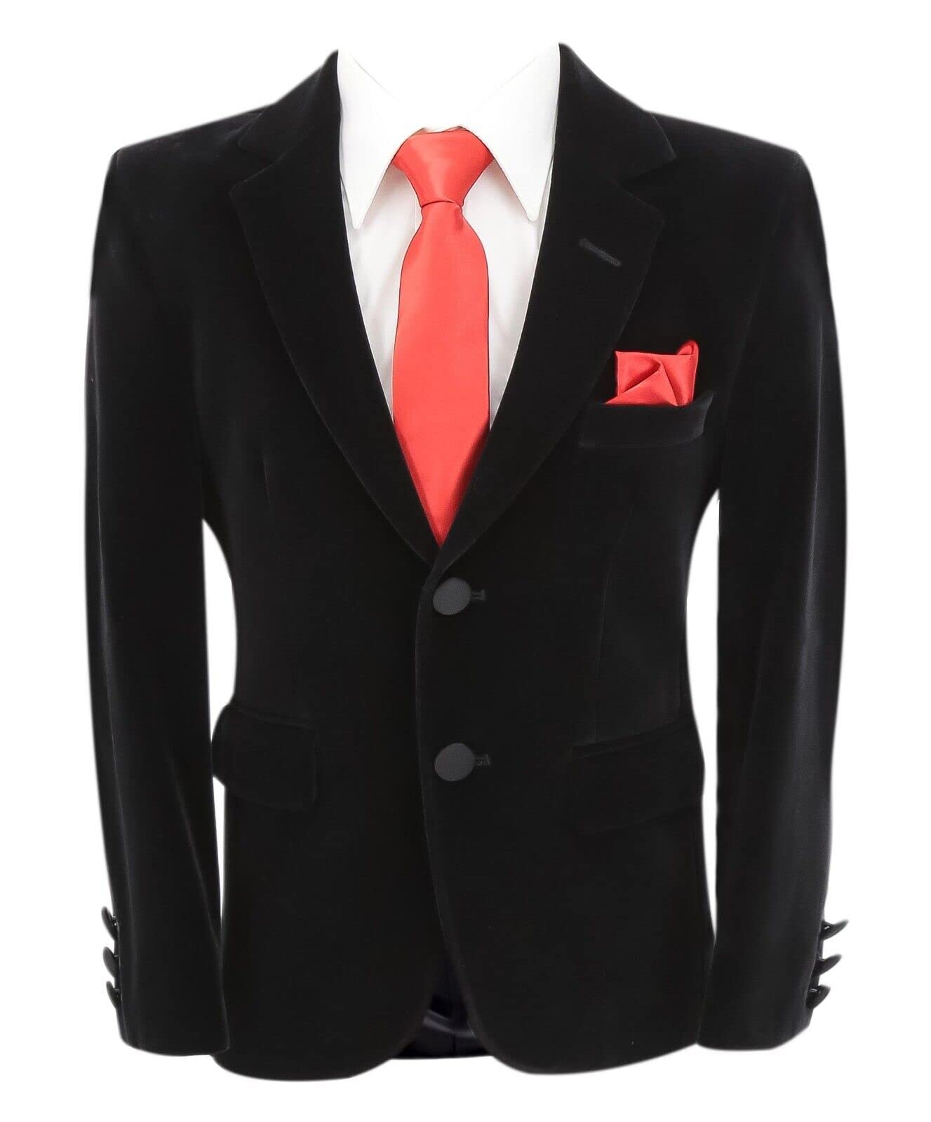 SIRRI Chaqueta de Invierno de Terciopelo para niños, Corte Entallado, Formal, para Boda, Cena, cumpleaños