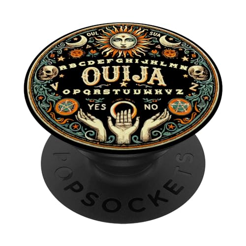 Ouija Board Paranormal Spirit Board Occult Halloween PopSockets Adhesive PopGrip