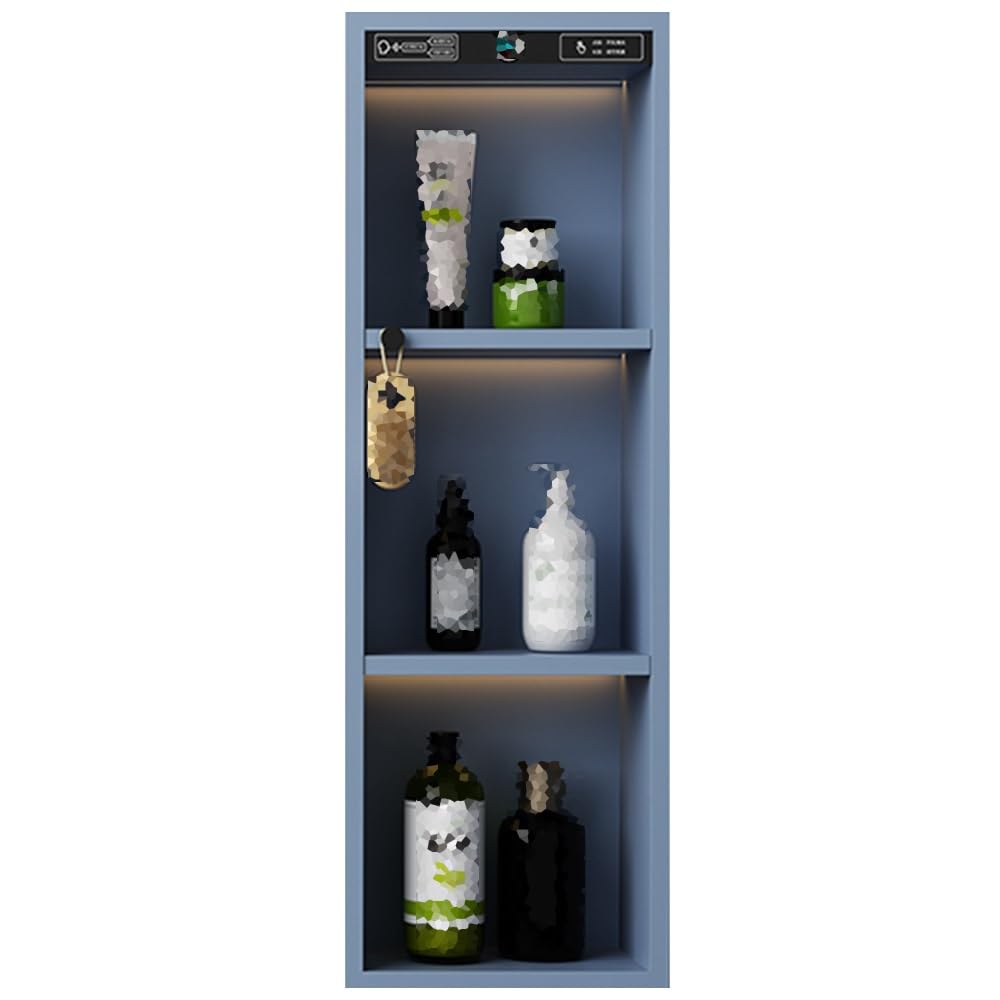 Étagère de douche LED acier inoxydable au design élégant