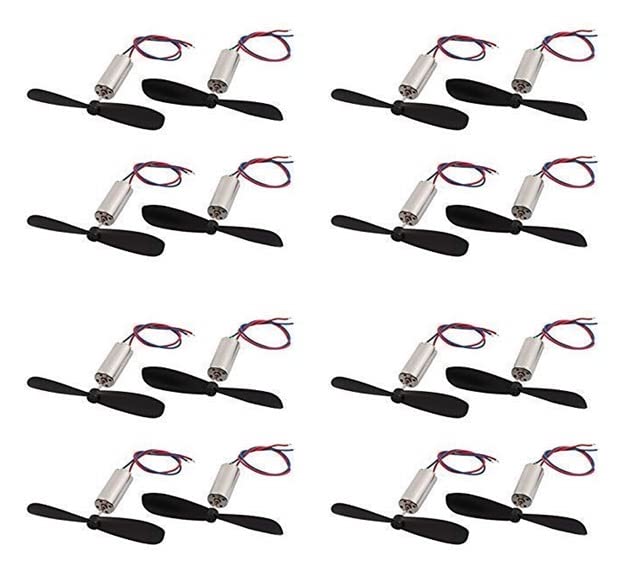 SP DC 3.7V 716 7x16mm Micro Coreless Motor with Propeller High-Speed Mini Drones (16 Motors + 16 Propellers) (B0BNYTXZZP) Amazon Price History, Amazon Price Tracker