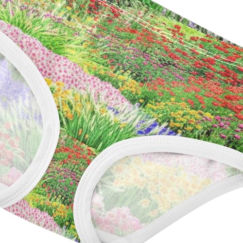 Vintage Flowers Toddler Underwear Custom 2t Cotton Cute Panties Girl Colorful Undies Kids Briefs4