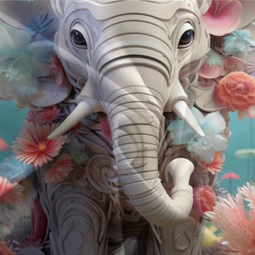 Funda de edredón de elefante microfibra King 220x240 ropa de cama 3 piezas con cremallera 7