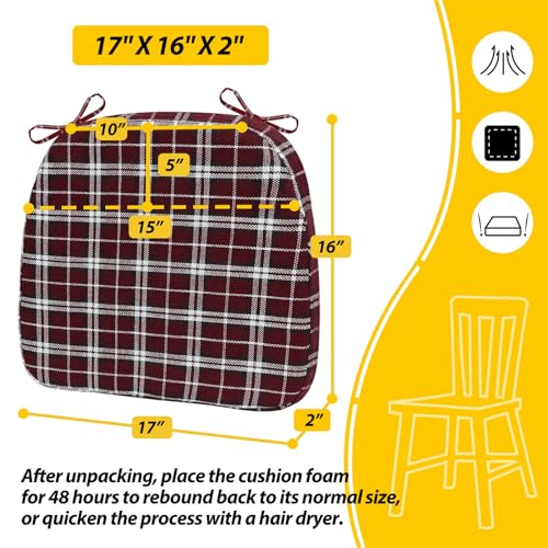 image for AAAAAcessories D-Shaped Chair Cushions, 2