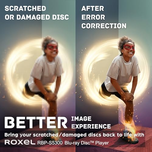 Roxel RBP-S5300A Blu-ray Player | MTK Mainboard | SONYLens | Digital LED Display | Dolby DTS Surround Sound | USB, HDMI, RCA, Coaxial Port, All Region - Image 4