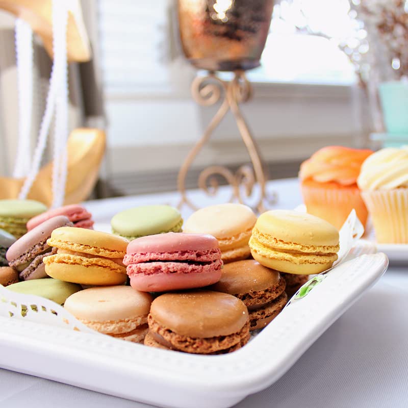Set di 2 stampi per sapone in silicone 3D piccoli macaron rotondi per