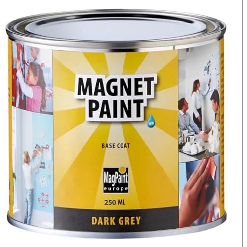 MagPaint Magnetic Paint, Dark Grey, 0.25L