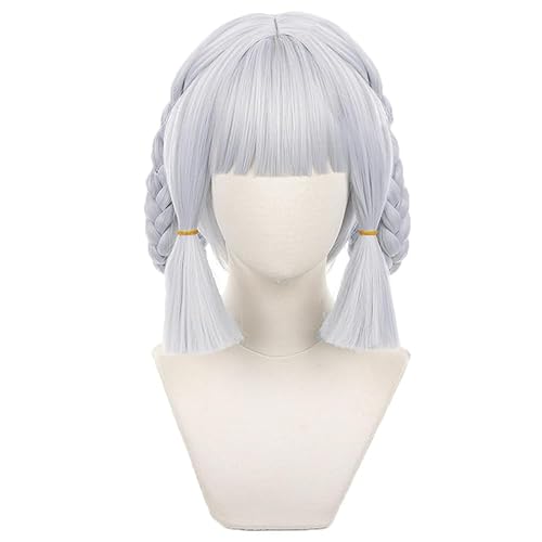 Peluca de anime para cosplay de Game Genshin Impact Aether Cosplay Pelucas con gorra de peluca