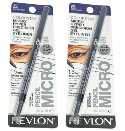 Revlon Pack 2 Delineador Gel Micro Precision Azul Navy miniatura 2
