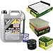 Produktbild QR-PARTS 69339331 Filter Set Inspektionspaket 5 Liter Motoröl Top Tec 4100 5W-40 MANN-FILTER Innenraumfilter Luftfilter Ölfilter