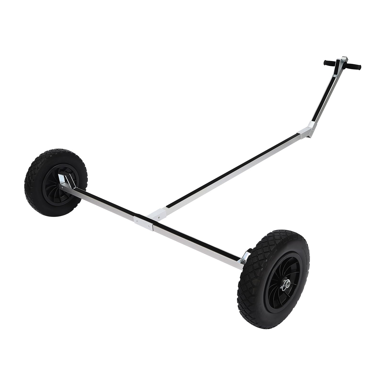 Sailboat Trailer Trolley For Small Boat, Dinghy Launching Cart Dolly With Wheels, Foldable Boat Carrier For Kayak Canoe Inflatable Transport And Storage