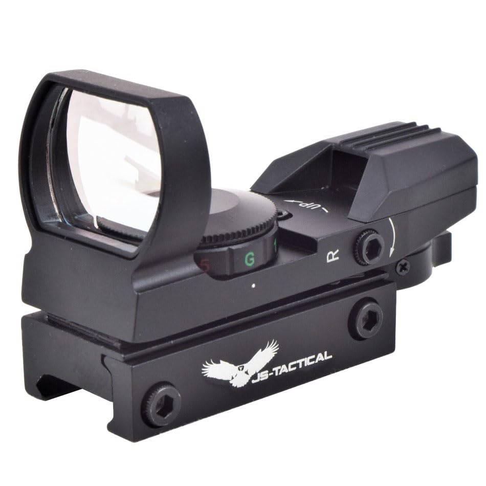 JS-Tactical Red Dot Compact 1x40mm Negro | Mira para carabinas, Rifles y escopetas de balines 1x40mm Uso exlusivo Deportivo