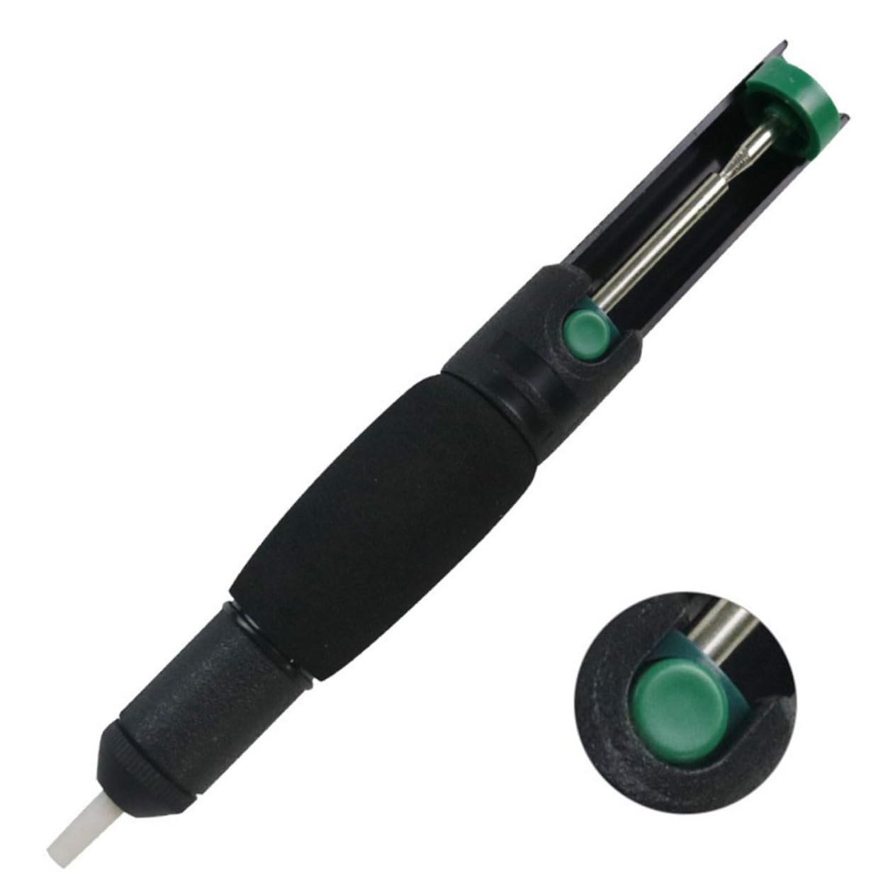 FUNOMOCYA Double Loop Vacuum Desoldering Tool Solder Sucker Pump Wick for Electronics Repair