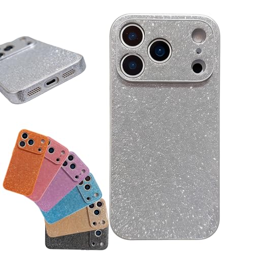 �n�C�G���h�O���b�^�[�d���P�[�X�A2026�N�̐V�����V���R���t���[���A�g�����f�B�Ńt�@�b�V���i�u���ȃA�C�e���AiPhone 17/16/15/14/13/12/11�p�̉��K�Ȋ��G(Silver,FOR 16promax)