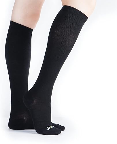 Miniatura 3 de JAVIE - Calcetines de compresión graduados de 80 % lana merino ultra suaves de 15 a 20 mmHg para mujeres y hombres