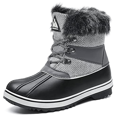 Mishansha Snow Winter Work Boots Women Outdoor Lady Non-Slip Warm Insulated Ankle Booties On Cold Weather #TOP8