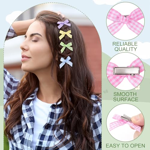 Pinzas Mini Moño 35pcs 7 Colores Para Mujer miniatura 4