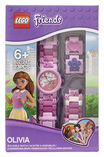 Image of LEGO Friends Olivia 8021247 Buildable Kids Watch Collectible Minifigure Link Timepiece