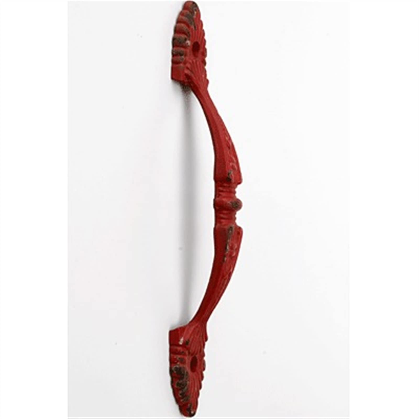 Poignée monotrou rétro armoire et tiroir chic Crimson cat tail pour meuble vintage