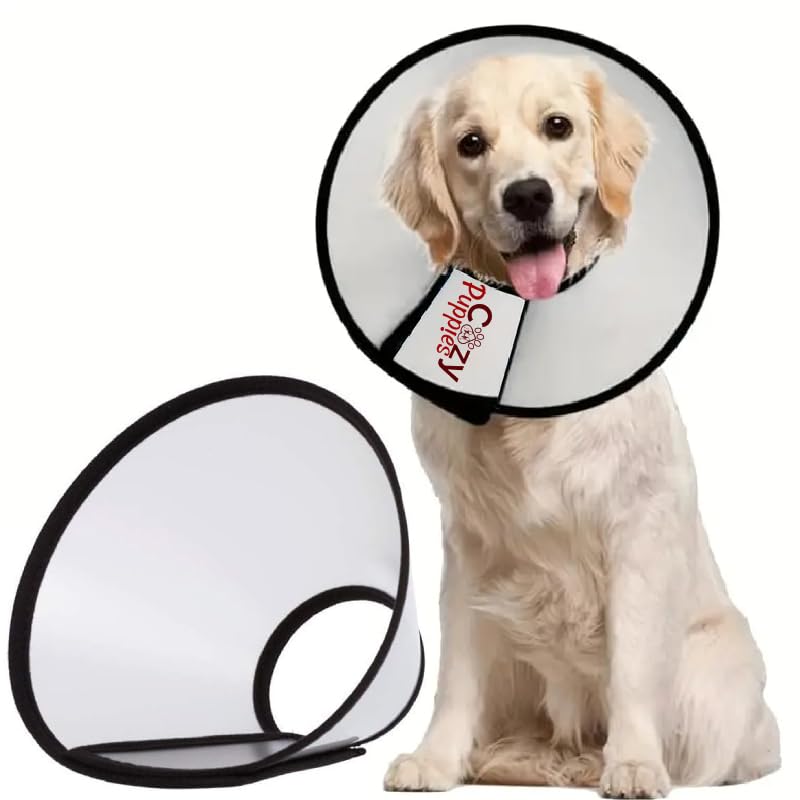 Adjustable Dog Elizabeth Collar Professional Neck Recovery Collar for Surgety Wound Healing Protection Dog Protective (4 no Neck Fit Size (34-38 Cm)) (B0D63CYGQB) Amazon Price History, Amazon Price Tracker