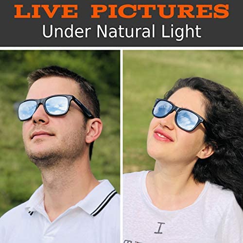 Polarized Sunglasses for Men and Women | Silver UV400 Protection Factor Lenses with Maintenance Set2