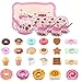 Imagen de JurciCat 46 pcs Juego De Te Infantil Juguete Accesorios para Cocina De Maletín De Transporte con Juguetes De Postre Tazas Platos y Juego De Té Completo para Regalo Juguete para Niñas De 3 A 9 Años