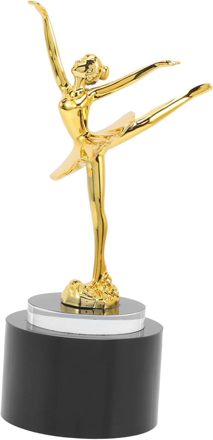 Dance Trophy Ornament for Boy Girl Ballet Dancer Award Trophy Base for Dance Competitions and Home Decor