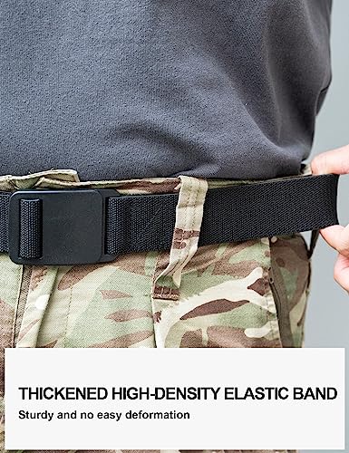 Mens Stretch Web Belt, Mens Casual Belt for Jeans,Golf or the Hiking, Width 1.5"4