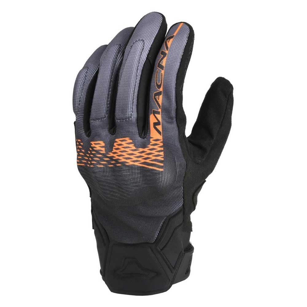 Macna Men's Black/Orange Recon 2.0 Motorcycle Gloves