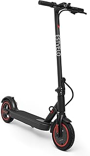 ESTVELO E Scooter S2, Widened Pneumatic Tyres, Max. 20 km/h Speed, 20 km Range, Load up to 120 kg, Regenerative Braking