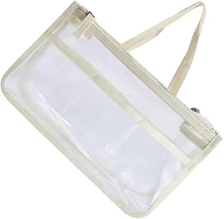 HONMEET Bolsas Cosméticas Para Mulheres 1Pc Estojo De Cosméticos Transparente Bolsa De Maquiagem Transparente Bolsa De Eva Organizador De Cosméticos Bolsa De Cosméticos