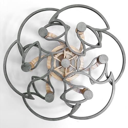 Mindsight Moving Kinetic Wall Art - Wind up to power